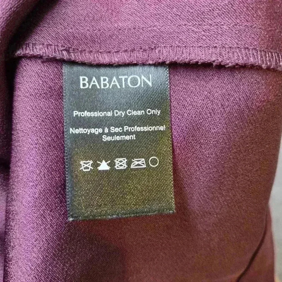 Aritzia Babaton Rodrigo Off-shoulder Top Burgundy Size XXS #025 - Picture 5 of 6